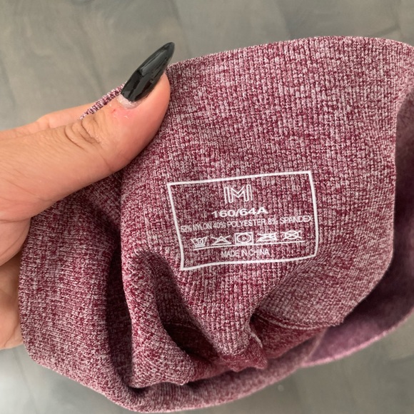 🎀💋🍷 MARBLE BURGUNDY WORKOUT SET 🍷💋🎀 - Picture 2 of 3